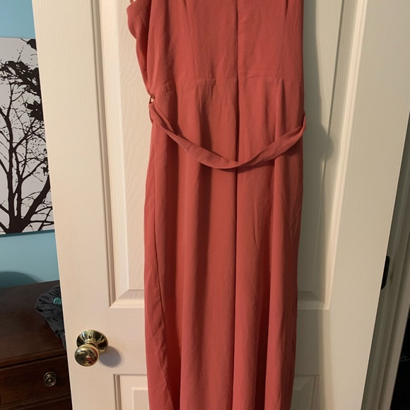 coral jumpsuit - Picture 4 of 6